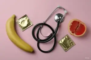 Ilustración que representa las infecciones de transmisión sexual